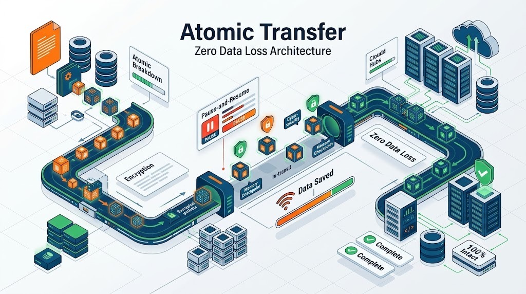Atomic Data Transfer Architecture - Pinsoftek Cloud Solutions